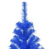 vidaXL Künstlicher Weihnachtsbaum mit Ständer Blau 240 cm PVC