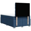 vidaXL Boxspringbett mit Matratze Blau 120x200 cm Stoff