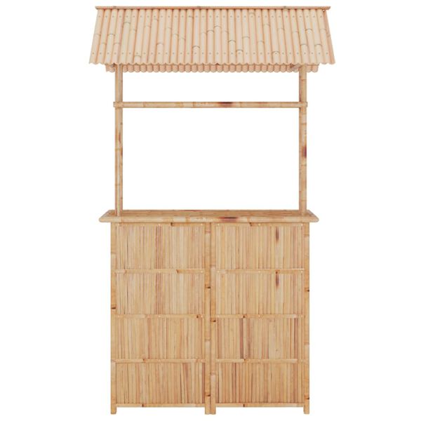 vidaXL 3-tlg. Bar-Set Bambus