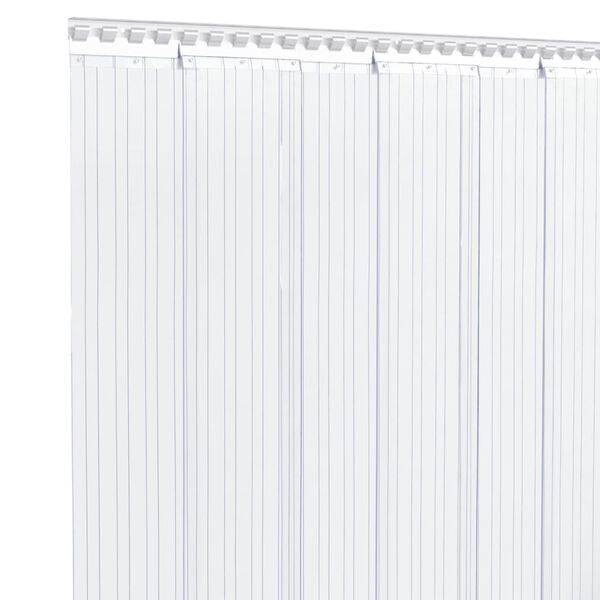 vidaXL T&uuml;rvorhang Transparent 300x2,6 mm 10 m PVC
