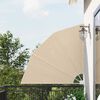 vidaXL Balkon Sichtschutz Beige 140 x 140 cm Polyester