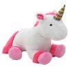 vidaXL Einhorn Kuscheltier Pl&uuml;sch Rosa und Wei&szlig;