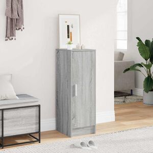 vidaXL Schuhregal Grau Sonoma 32x35x92 cm Holzwerkstoff