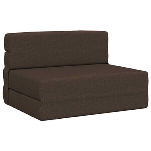vidaXL Klappsofa Bett Taupe 70 x 80 x 60 cm Stoff