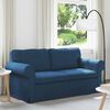 vidaXL Sofa Blau Gesamtabmessungen: 175 x 82 x 80 cm (B x T x H) Samt
