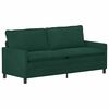 vidaXL Sofa Dunkelgr&uuml;n 196 x 81 x 87,5 cm Samt