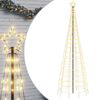 vidaXL LED-Weihnachtsbaum mit Erdspie&szlig;en 570 LEDs Warmwei&szlig; 300 cm