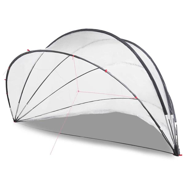 vidaXL Pool-Dome Transparent 546 x 516 x 250 cm PVC