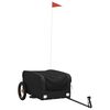 vidaXL Fahrradanh&auml;nger Schwarz 30 kg Eisen