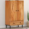 vidaXL Highboard 60x33x100 cm Massivholz Akazie