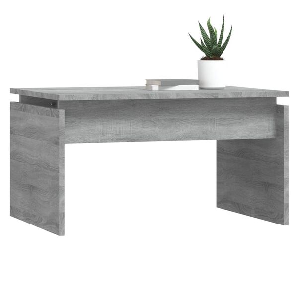 vidaXL Couchtisch Grau Sonoma 68x50x38 cm Holzwerkstoff