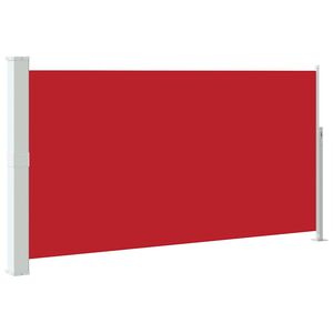 vidaXL Ausziehbare Seitenmarkise 170&times;300 cm Rot