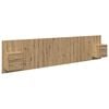 vidaXL Kopfteil mit Schrank 3 stk. Artisan-Eiche Holzwerkstoff