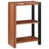 vidaXL B&uuml;cherregal Braun 50 x 30 x 75 cm Massivholz Akazie