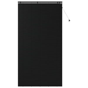 vidaXL Venezianische Jalousie Schwarz 130 x 250 cm 35 mm