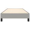 vidaXL Boxspringbettgestell Hellgrau 100x200 cm Stoff
