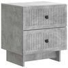 vidaXL Nachttisch Betongrau 43 x 34,5 x 47,5 cm Holzwerkstoff