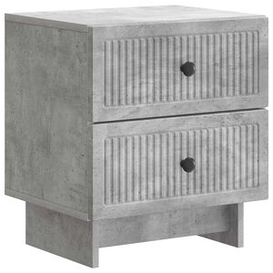 vidaXL Nachttisch Betongrau 43 x 34,5 x 47,5 cm Holzwerkstoff