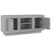 vidaXL TV-Schrank Grau Sonoma 102x35x45 cm Holzwerkstoff