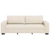 vidaXL | Sofa | mit Kissen mit Kissen Beige 221 x 77 x 82 cm Leinen