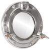 vidaXL Bullaugen-Spiegel Wandmontage &Oslash;23 cm Aluminium und Glas