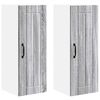 vidaXL Wandschrank LUCCA 2 stk. Graues Sonoma Holzwerkstoff