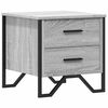 vidaXL Nachttisch Grau Sonoma 40x41x40 cm Holzwerkstoff
