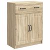 vidaXL Sideboard Sonoma-Eiche 66 x 34,5 x 87 cm Holzwerkstoff