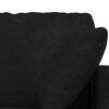 vidaXL Sofa 2 pcs Schwarz 158 x 78 x 80 cm Samt
