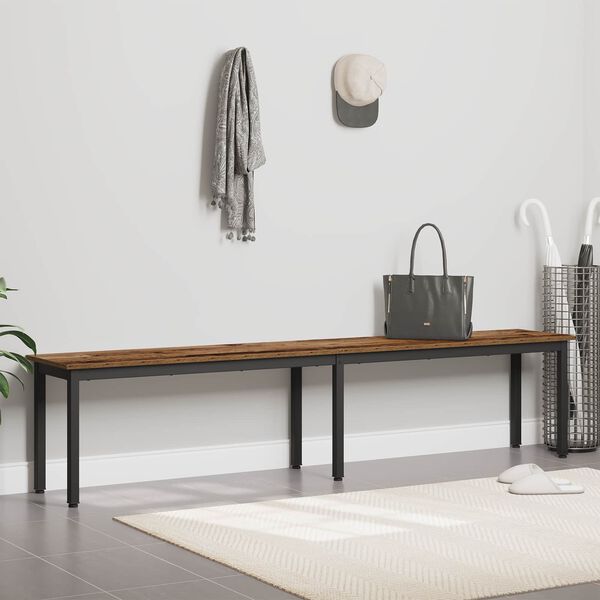 vidaXL Bank Altholz 200 x 35 x 45 cm Holzwerkstoff