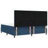 vidaXL Boxspringbett mit Matratze mit LED Blau 200 x 200 cm Stoff