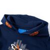 Kinder-Kapuzenpullover Marineblau 140