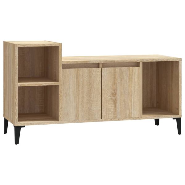 vidaXL TV-Schrank Sonoma-Eiche 100x35x55 cm Holzwerkstoff
