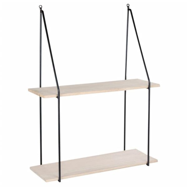 House Nordic Regal Julie Natur und Schwarz