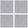 vidaXL Stufenmatten 4 stk. 30 x 30 cm Silber Aluminium Quadratisch