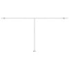 vidaXL Markise Manuell Einziehbar mit LED 600x300 cm Anthrazit