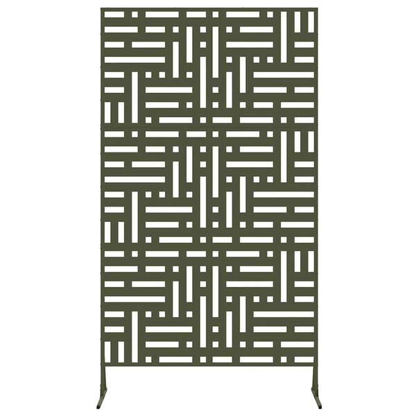 vidaXL Sichtschutz Olivgr&uuml;n Stahl