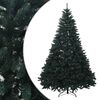 vidaXL K&uuml;nstlicher klappbarer Weihnachtsbaum 240 cm PVC Dunkelgr&uuml;n
