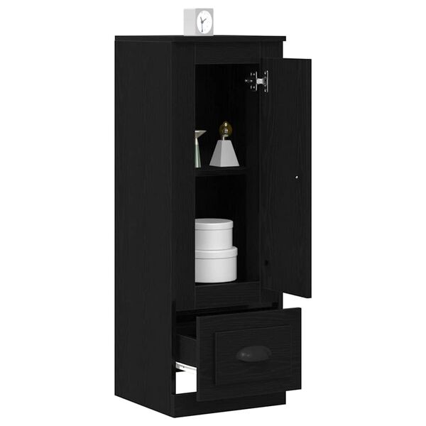 vidaXL Highboard Schwarz Eichen-Optik 36 x 35.5 x 103.5 cm