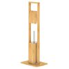 EISL WC-Garnitur Rolle und B&uuml;rste Bambus 30x21x82 cm