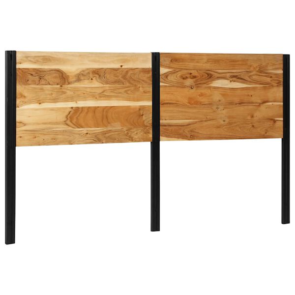 vidaXL Kopfteil 180 cm Massivholz Akazie und Eisen