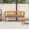 vidaXL Rosenbank Natur 157 x 46 x 82,5 cm Massivholz Akazie