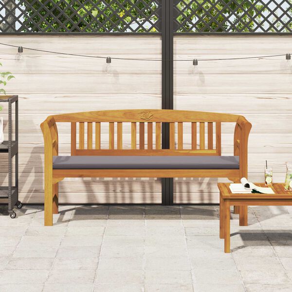 vidaXL Rosenbank Natur 157 x 46 x 82,5 cm Massivholz Akazie