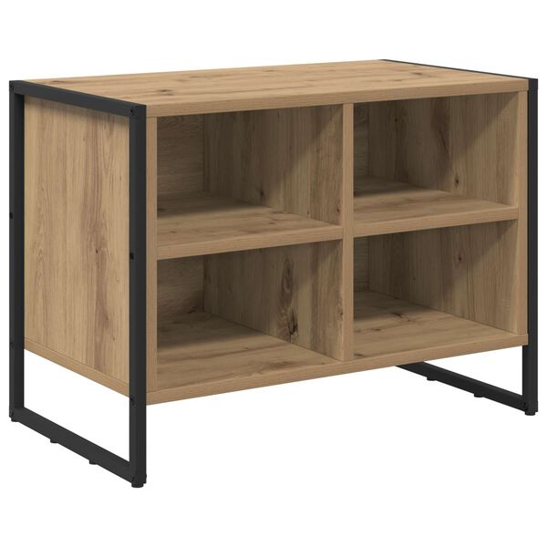 vidaXL Schuhschrank Kunsthandwerk Eiche 60 x 35 x 44 cm Holzwerkstoff