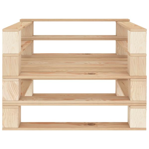 vidaXL 7-tlg. Garten-Lounge-Set aus Paletten Holz