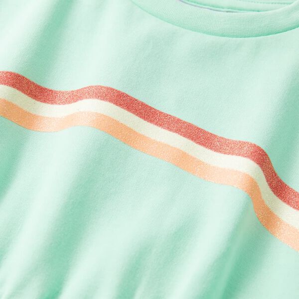 Kinderkleid mit Kordelzug Knallgr&uuml;n 140