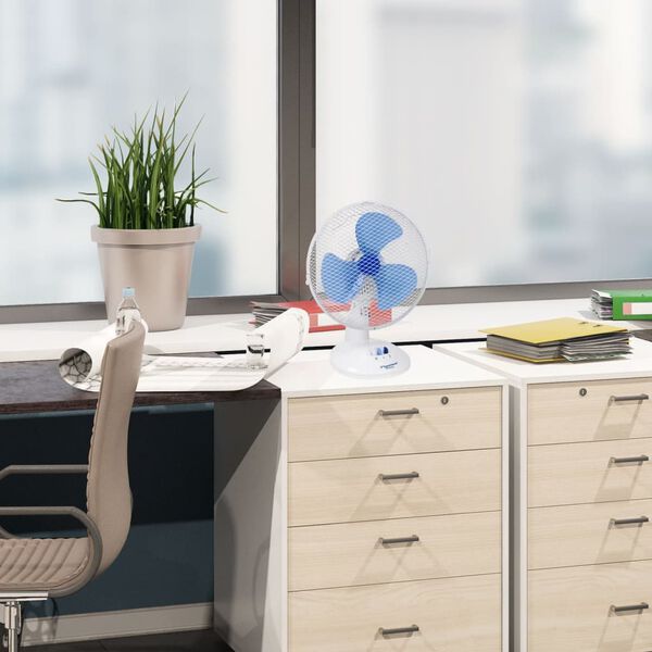 Bestron Tischventilator 27 cm Wei&szlig; DDF27W