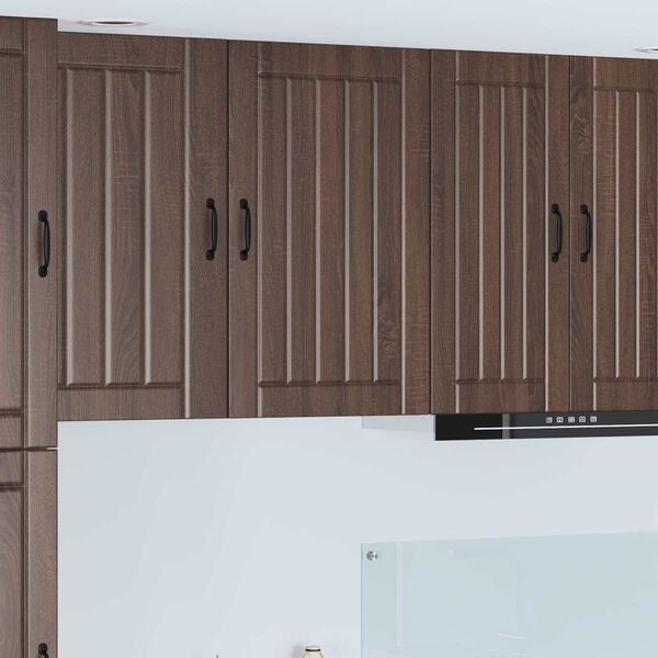 vidaXL K&uuml;chenschrank Lucca Brauneiche 50 x 31 x 80 cm Holzwerkstoff