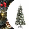 vidaXL K&uuml;nstlicher Weihnachtsbaum mit 150 LEDs mit St&auml;nder Gr&uuml;n 120 cm