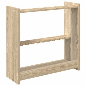 vidaXL Billardqueue-St&auml;nder Holzwerkstoff 60 x 20 x 57 cm Sonoma